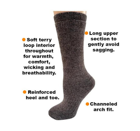 100% Alpaca American Traveler Socks Purely Alpaca