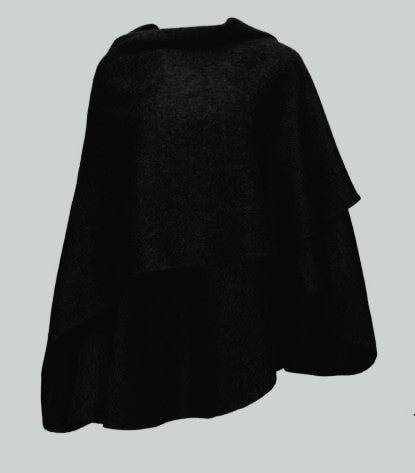 100% Baby Alpaca Woven Ruana Purely Alpaca