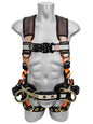Frontline 100RCTB Combat Reflective Construction Full Body Harness with Tongue Buckle Legs and Trauma Straps M/L VM Hardware