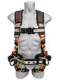 Frontline 100RCTB Combat Reflective Construction Full Body Harness with Tongue Buckle Legs and Trauma Straps XL/2X VM Hardware