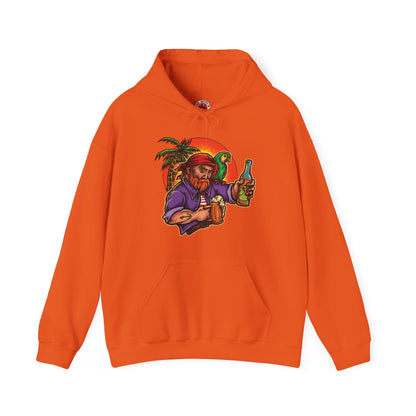 Sunset Pirate Beer Hooded Sweatshirt The Devil's Pickle
