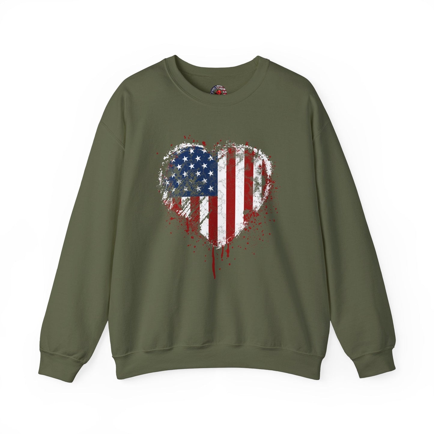 American Heart Crewneck Sweatshirt The Devil's Pickle