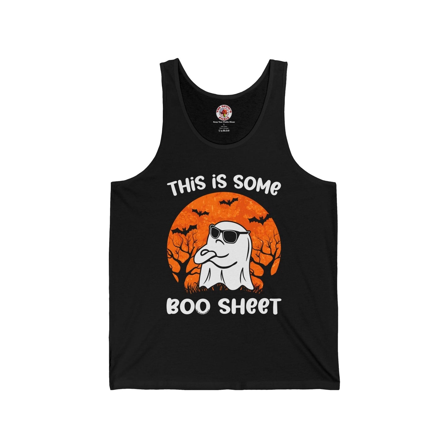 This Is Some Boo Sheet Tank Top The Devil's Pickle