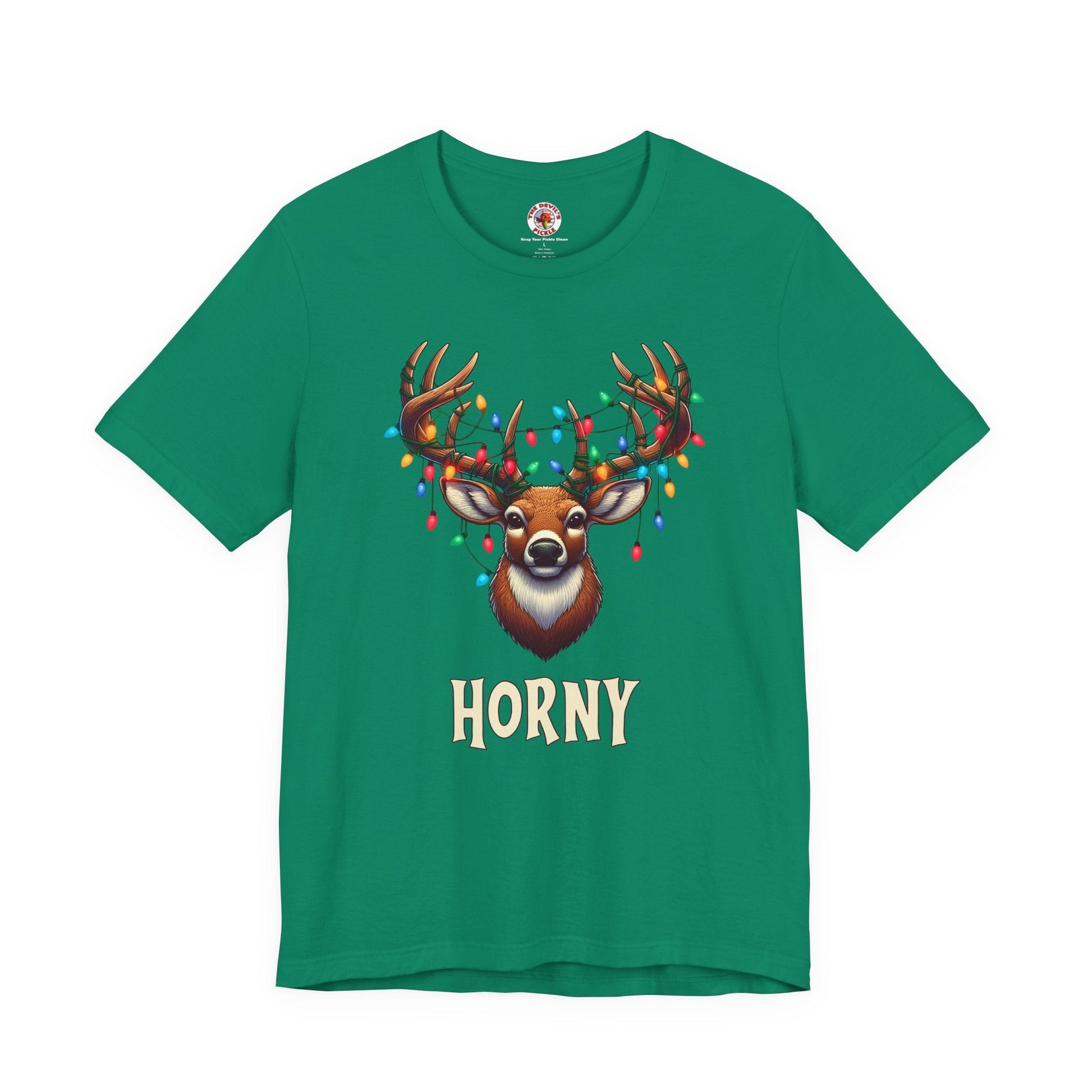 Horny Reindeer T-Shirt The Devil's Pickle