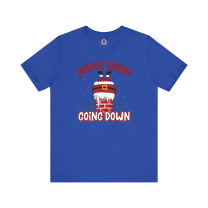 Santa Loves Going Down T-Shirt The Devil's Pickle