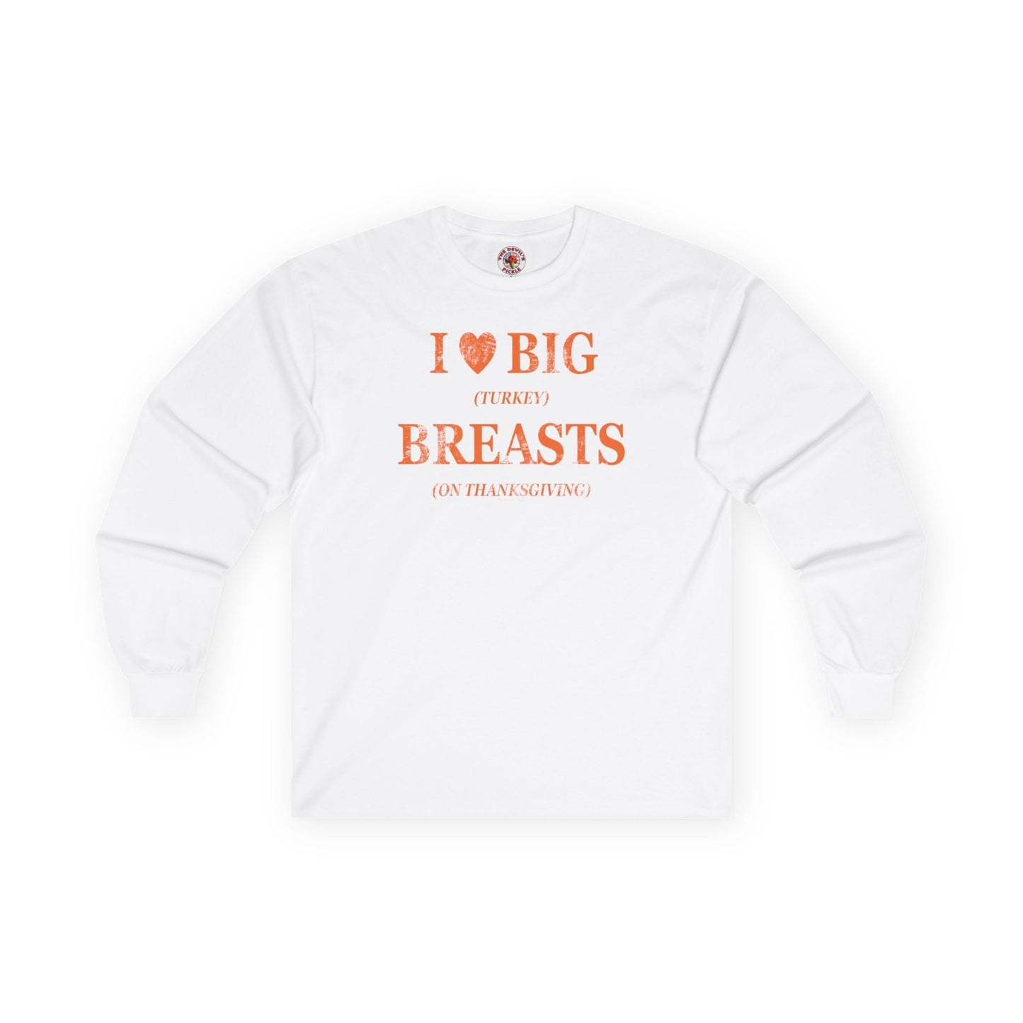 I Heart Big Breasts Long Sleeve Tee The Devil's Pickle
