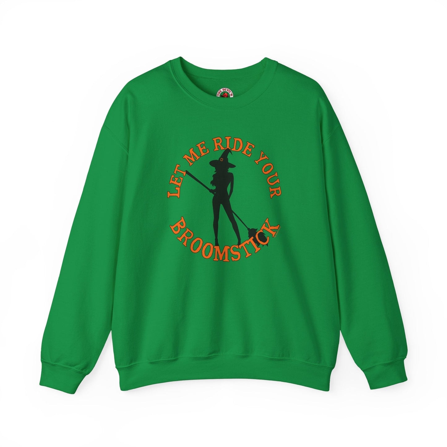 Let Me Ride Your Broomstick Crewneck Sweatshirt The Devil's Pickle