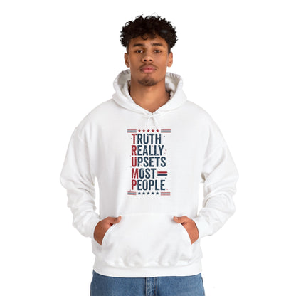 Truth Really Upsets Most People Hooded Sweatshirt The Devil's Pickle