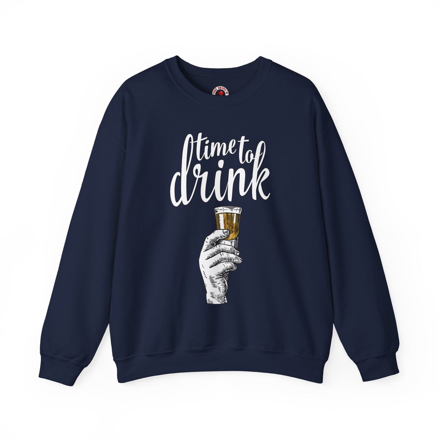 Time To Drink Crewneck Sweatshirt The Devil's Pickle
