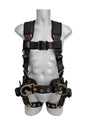 Frontline 100CTB Combat Construction Full Body Harness with Tongue Buckle Legs and Trauma Straps S VM Hardware