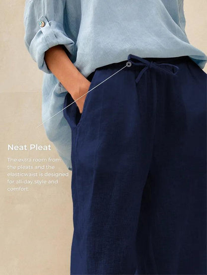 100% Linen Classic Pants LYON LINTICO