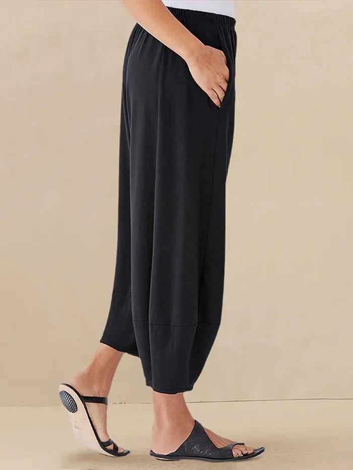 100% Linen Crop Pants RORY LINTICO