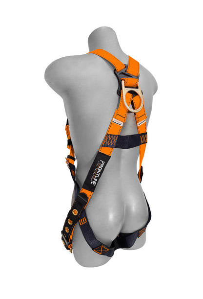 Frontline 100VTB Combat Economy Series Full Body Harness with Tongue Buckle Legs (Uni) Universal VM Hardware