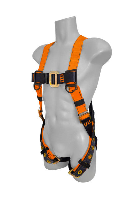 Frontline 100VTB Combat Economy Series Full Body Harness with Tongue Buckle Legs (Uni) Universal VM Hardware
