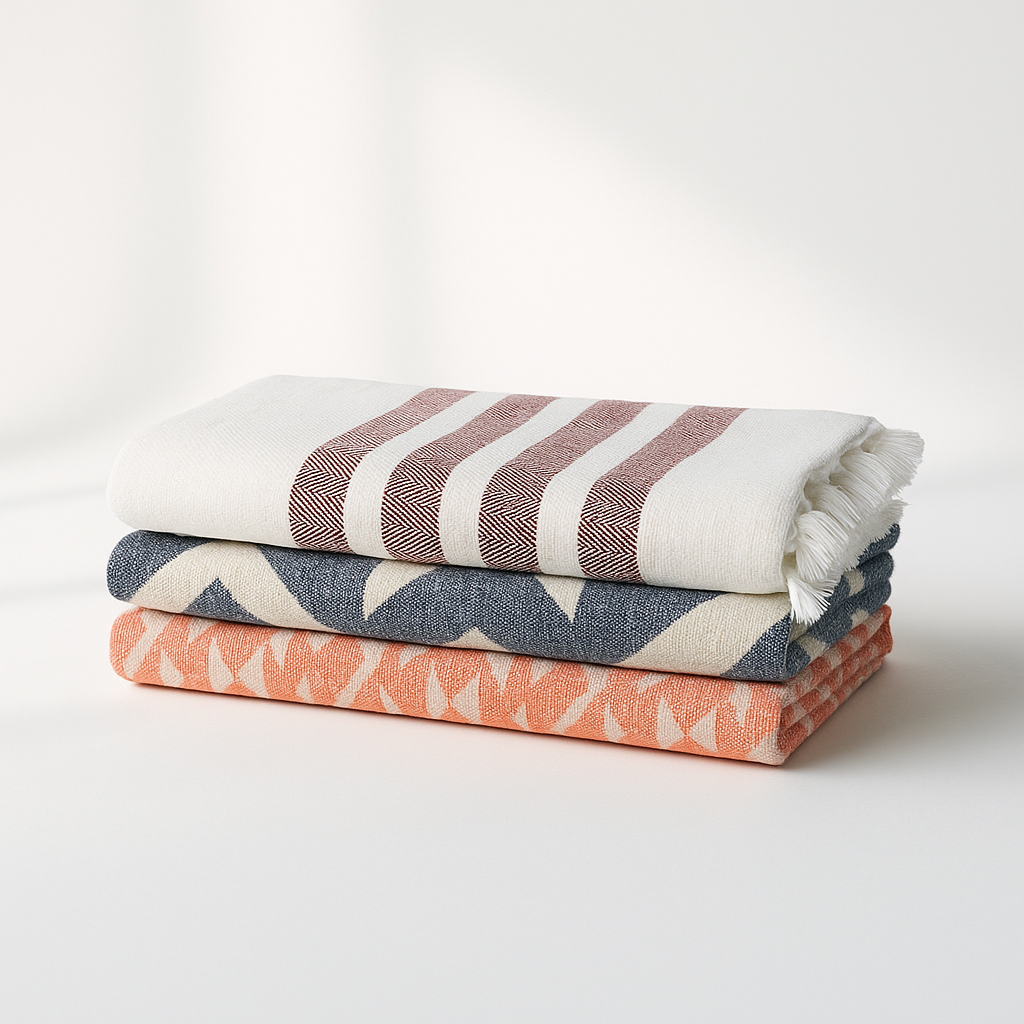100% Cotton | Super-Soft Turkish Bath and Beach Towel Silverlyne