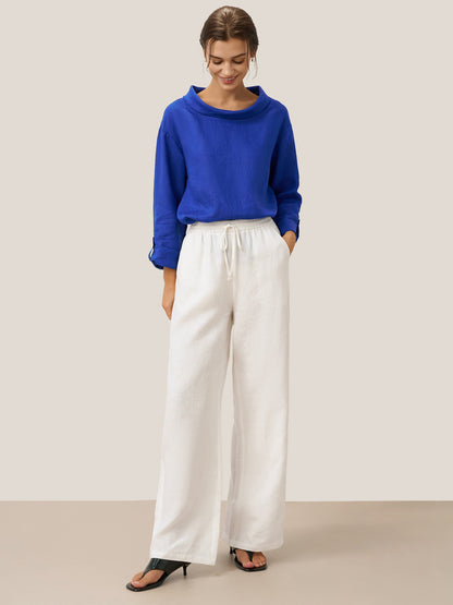 100% Linen Classic Pants LYON LINTICO