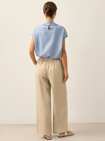 100% Linen Classic Pants LYON LINTICO