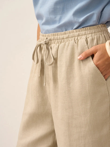 100% Linen Classic Pants LYON LINTICO