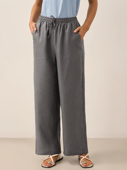 100% Linen Classic Pants LYON LINTICO