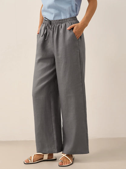 100% Linen Classic Pants LYON LINTICO