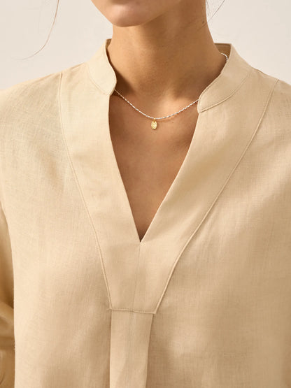 100% Linen Dress Shirt JOANNA LINTICO