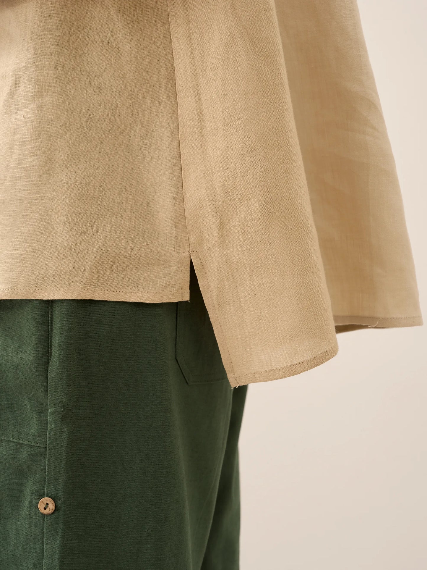 100% Linen Dress Shirt JOANNA LINTICO