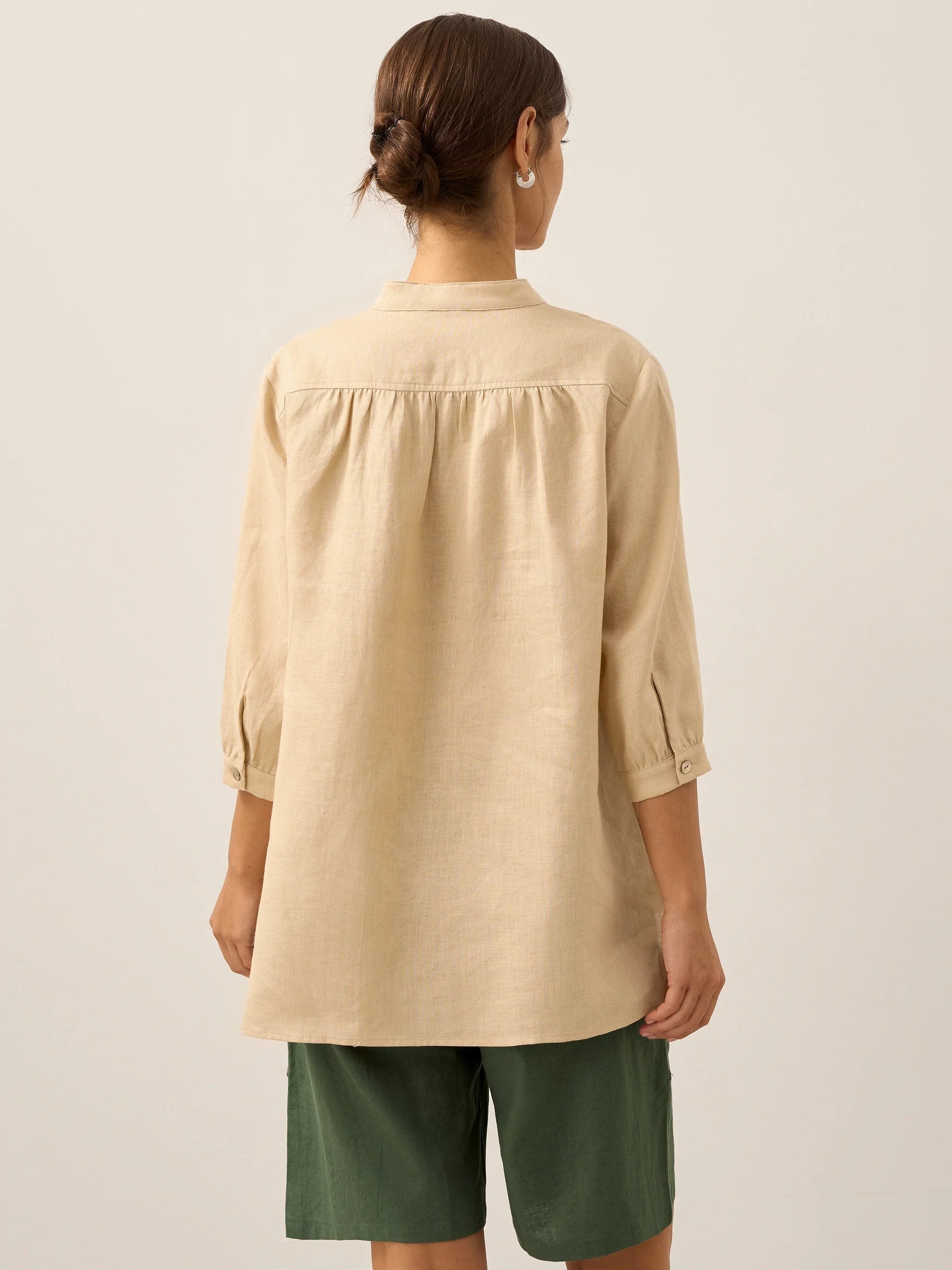 100% Linen Dress Shirt JOANNA LINTICO