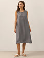 100% Linen Sleeveless Dress SIENNA LINTICO