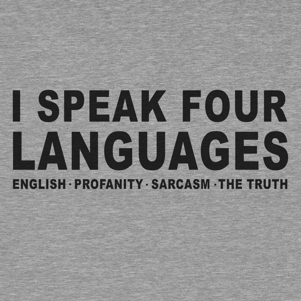 Four Languages - Safety Yellow Hi-Vis T-Shirt Armed American Supply