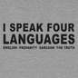 Four Languages - Safety Yellow Hi-Vis T-Shirt Armed American Supply