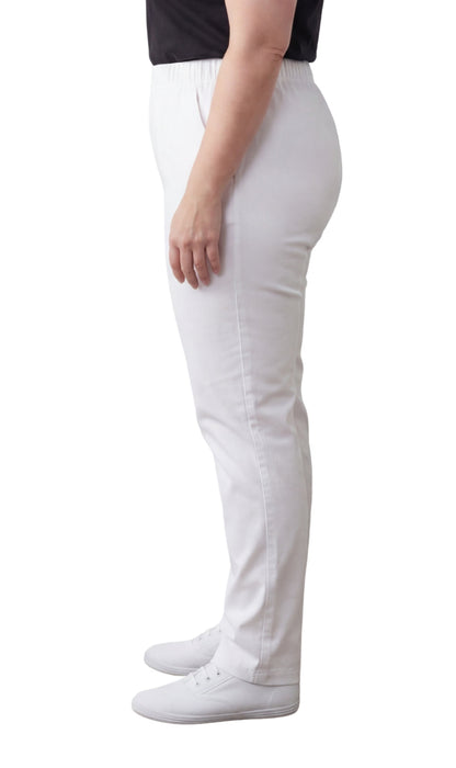Women's Lightweight Pull-On Denim Jeans with Elastic Waist – Relaxed Fit Stretch Jeans for Casual Everyday Wear TURTLE BAY APPAREL