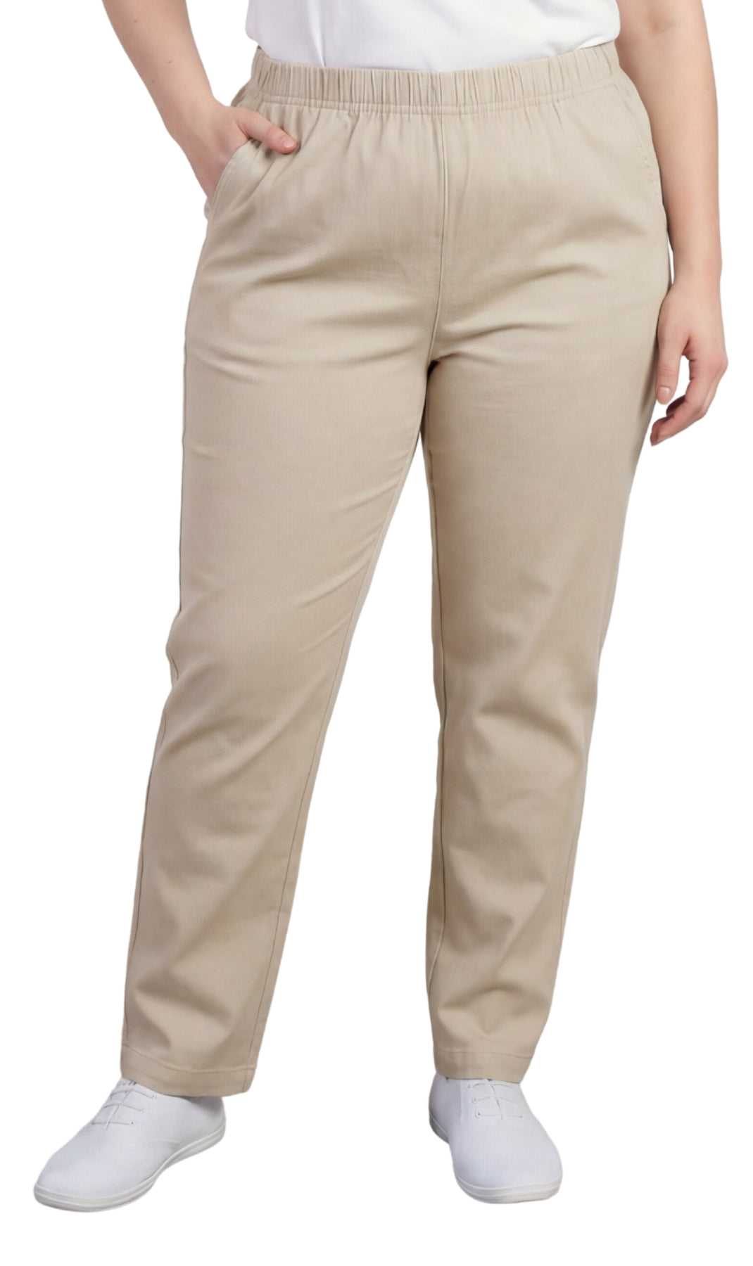 Women's Lightweight Pull-On Denim Jeans with Elastic Waist – Relaxed Fit Stretch Jeans for Casual Everyday Wear TURTLE BAY APPAREL