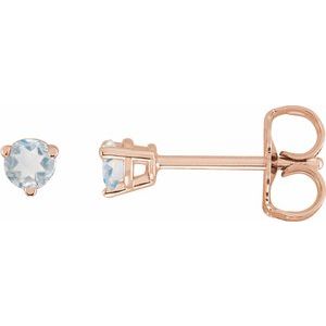 14K Rose Natural Blue Sheen Moonstone Earrings Ethereal Legacy Boutiques