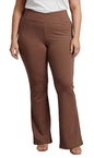 Women's Pull-on Cotton Stretch Bootcut Flare Leggings with a Crossover waistband