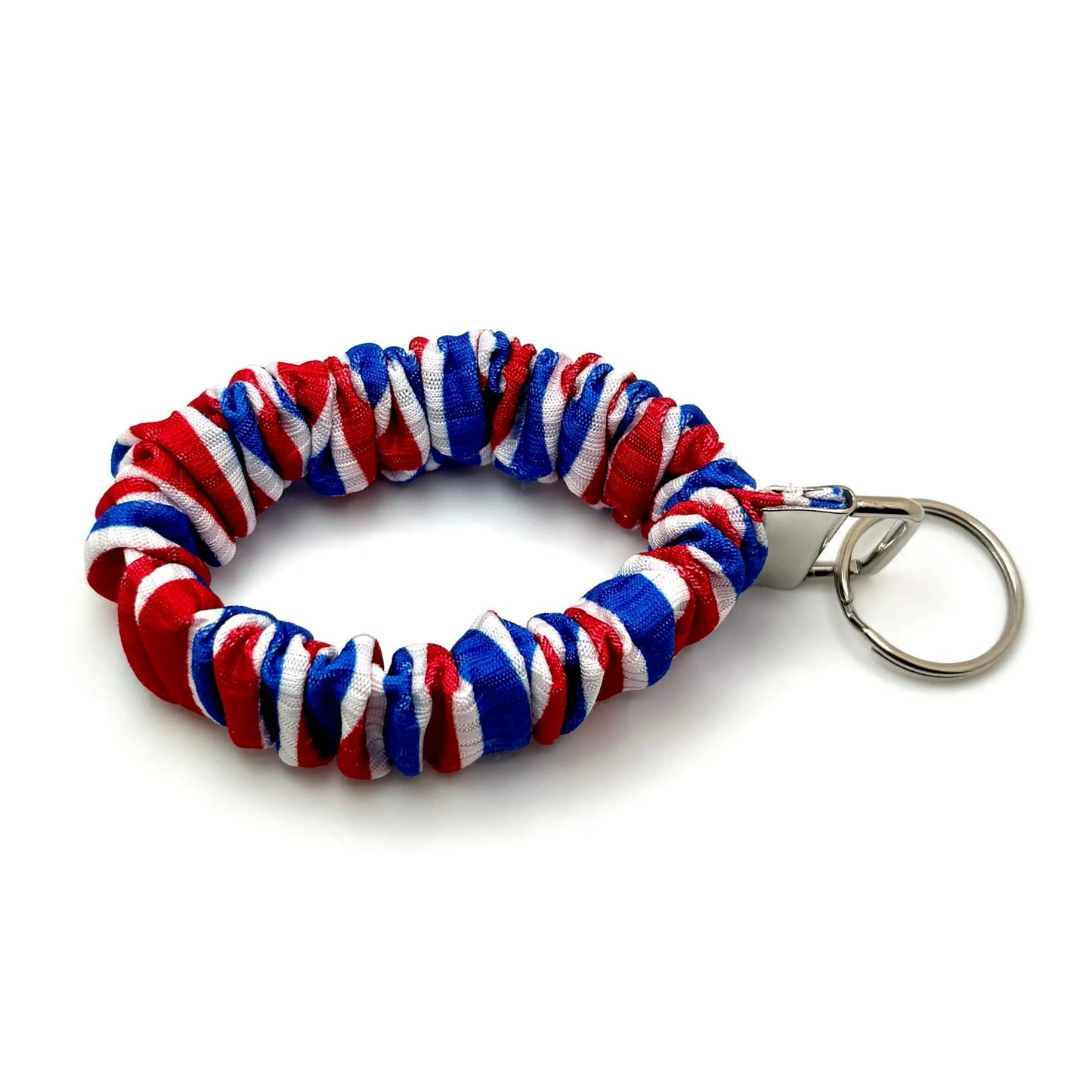 4th of July Striped Scrunchie Wristlet Enchanted Scrunch