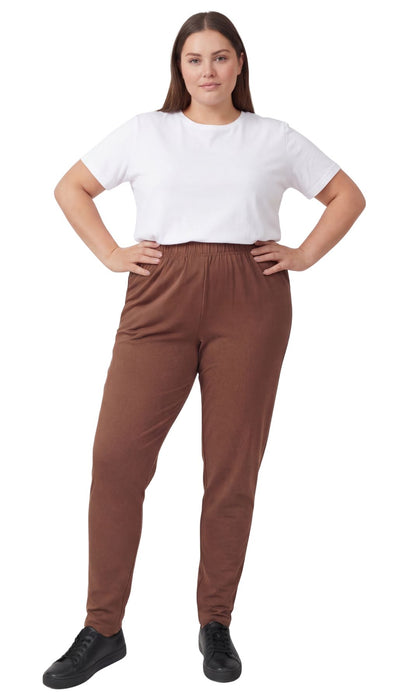 Women's Premium Cotton Stretch High-Waisted Black Leggings - Dressy Comfort in an Everyday Essential TURTLE BAY APPAREL