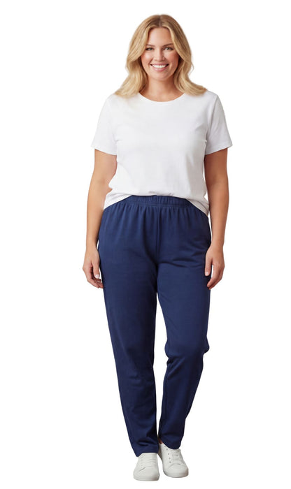 Women's Premium Cotton Stretch High-Waisted Black Leggings - Dressy Comfort in an Everyday Essential TURTLE BAY APPAREL