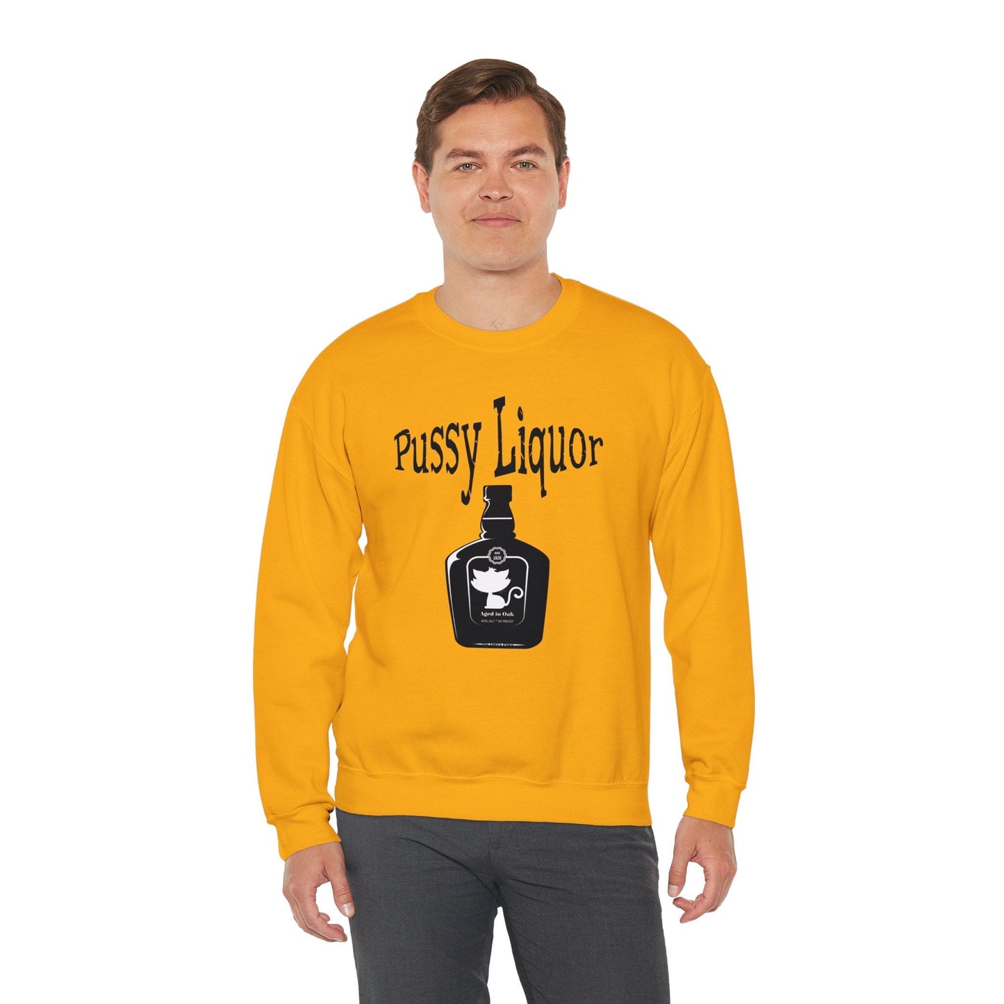 Pussy Liquor Crewneck Sweatshirt The Devil's Pickle