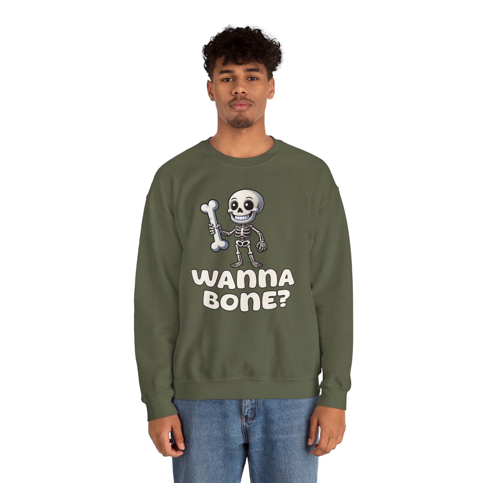 Wanna Bone Crewneck Sweatshirt The Devil's Pickle