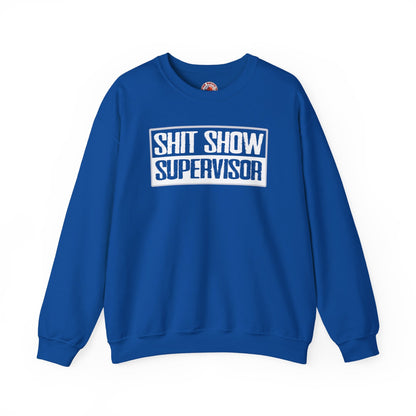 Shit Show Supervisor Crewneck Sweatshirt The Devil's Pickle