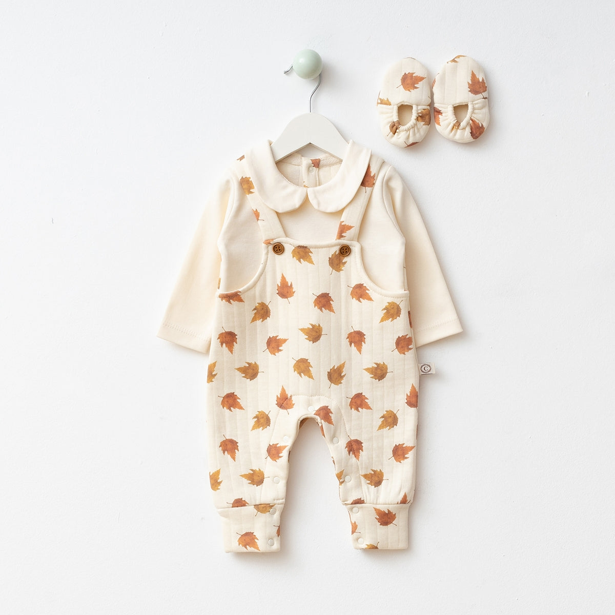 Aiden Romper with Shoes Honey and Hive