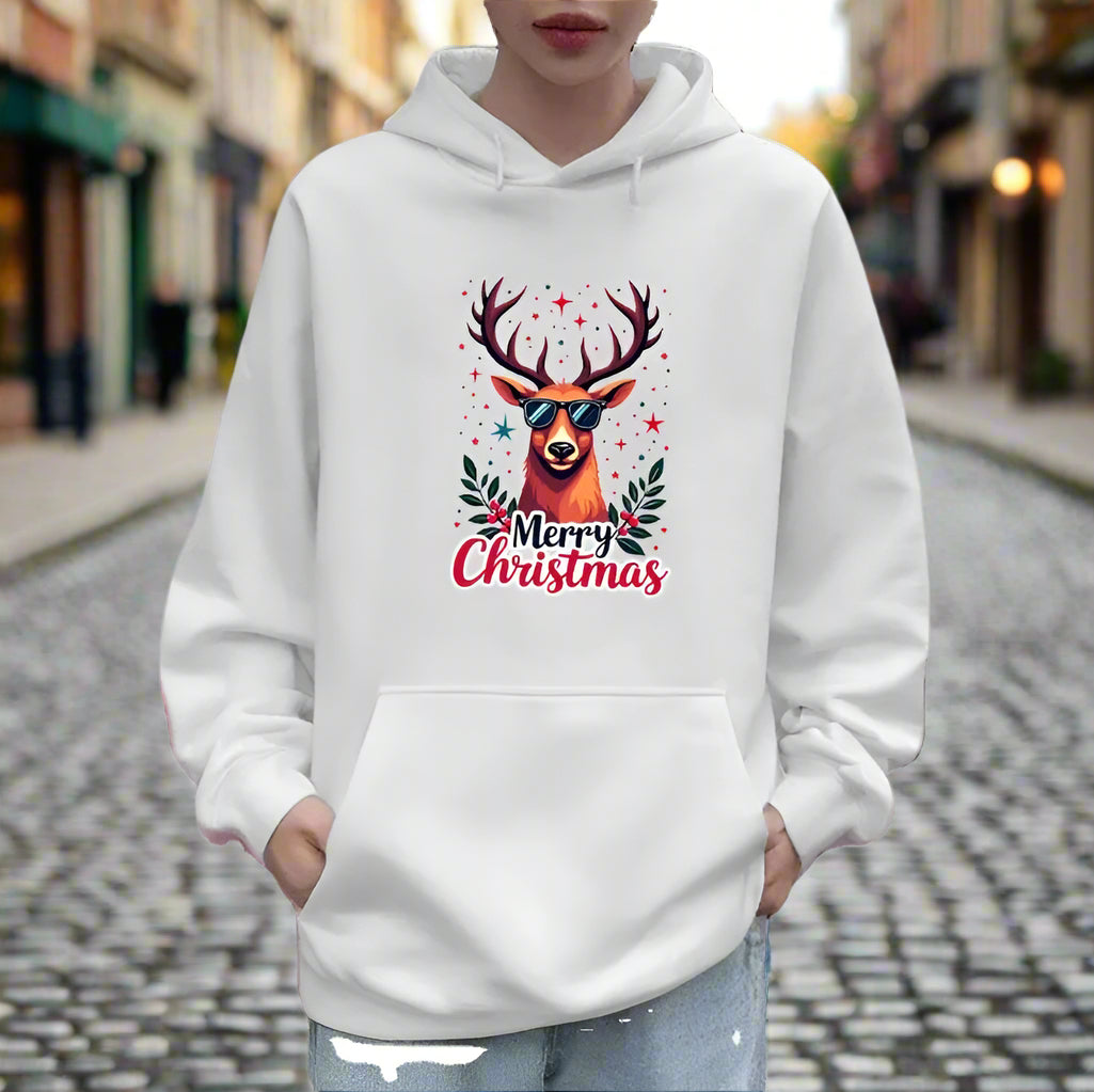 Christmas Hoodie – Unisex Holiday Print Sweatshirt FitiqueFit