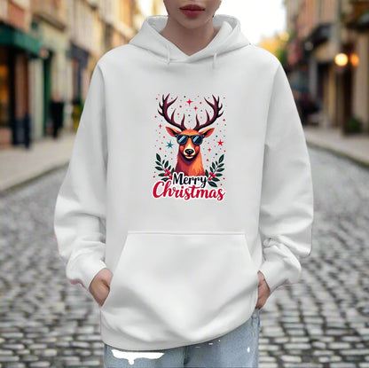 Christmas Hoodie – Unisex Holiday Print Sweatshirt FitiqueFit