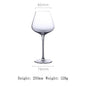 Black and Red Bow Tie Burgundy Wine Glass Pot Belly Home Kitchen Light Luxury Lead-free Crystal Color Glass Wine Original Goblet