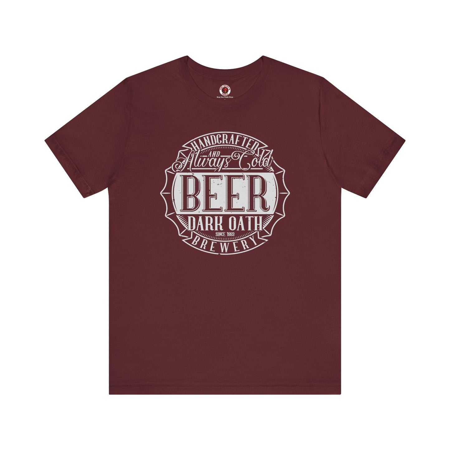 Handcrafted and Always Cold Beer T-Shirt The Devil's Pickle