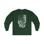 Freedom American Flag Long Sleeve Tee The Devil's Pickle