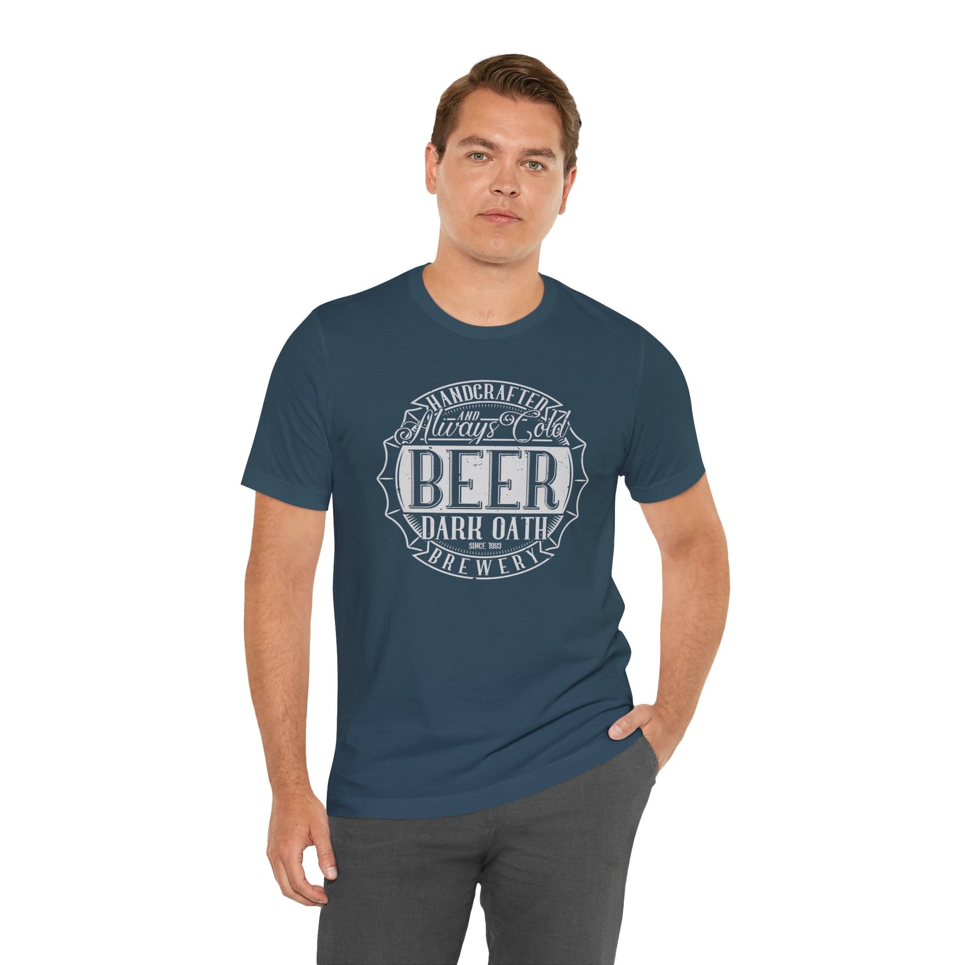 Handcrafted and Always Cold Beer T-Shirt The Devil's Pickle
