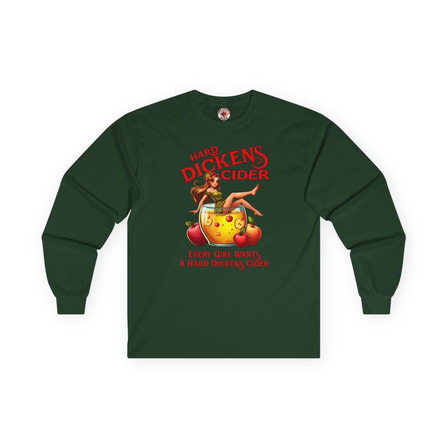 Hard Dickens Cider Long Sleeve Tee The Devil's Pickle