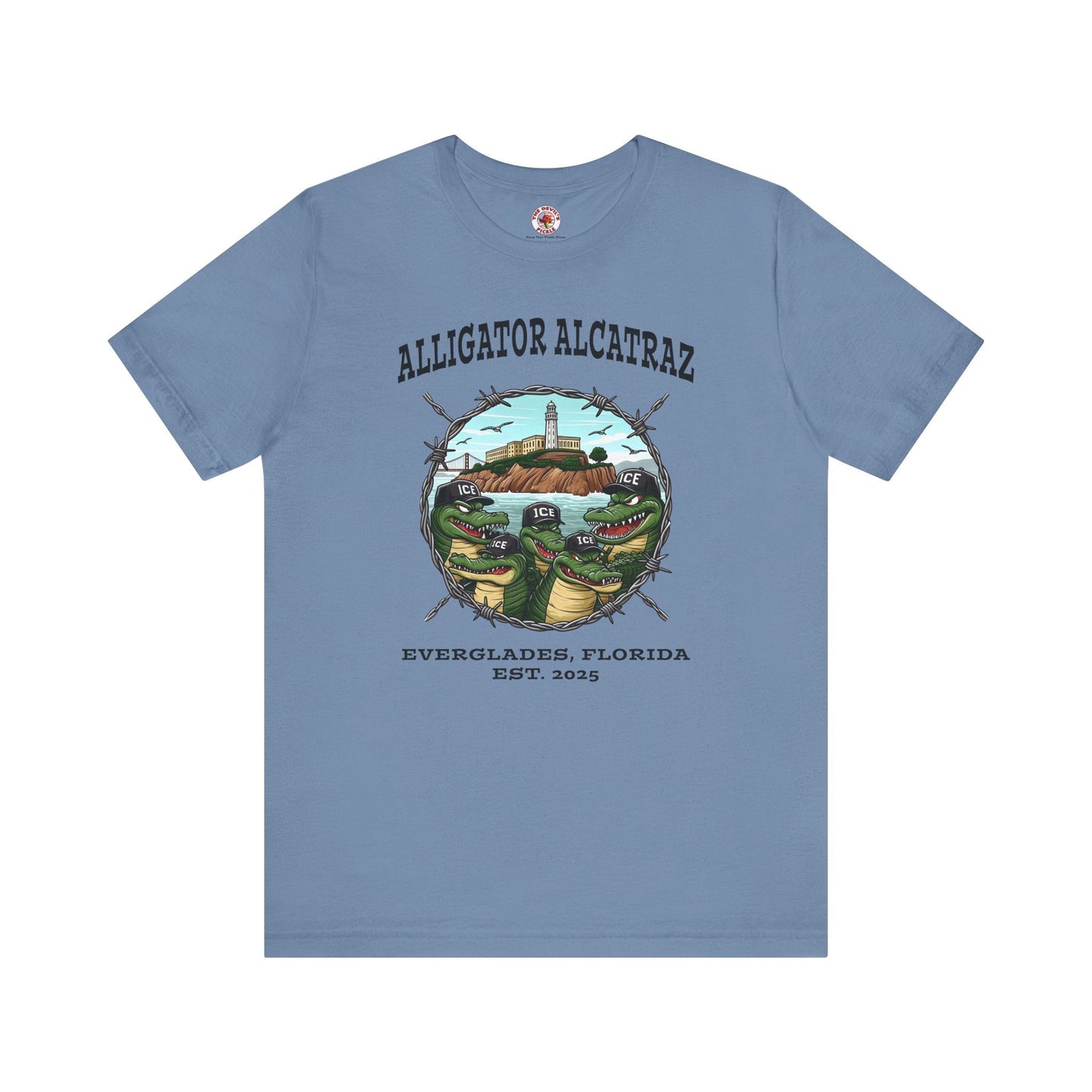 Alligator Alcatraz T-Shirt The Devil's Pickle