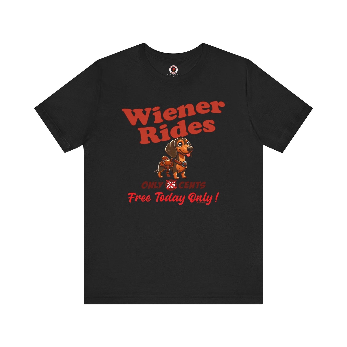 Free Wiener Rides T-Shirt The Devil's Pickle